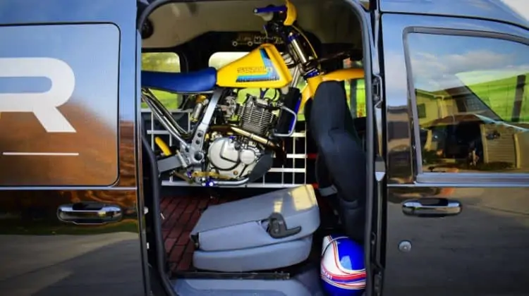 Will a Dirt Bike Fit in a Ford Transit Connect
